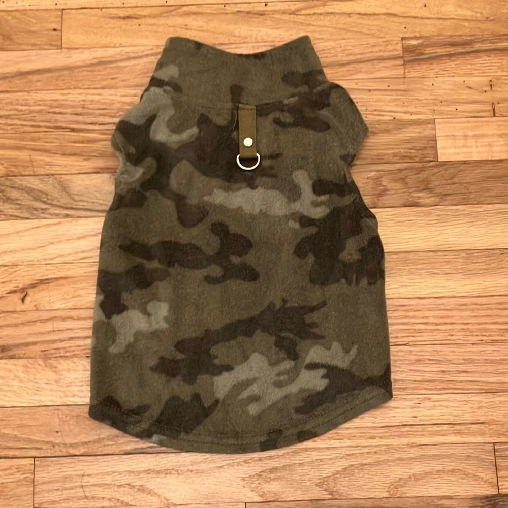Pet Camo Fleece Shirt